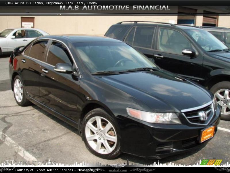 Nighthawk Black Pearl / Ebony 2004 Acura TSX Sedan