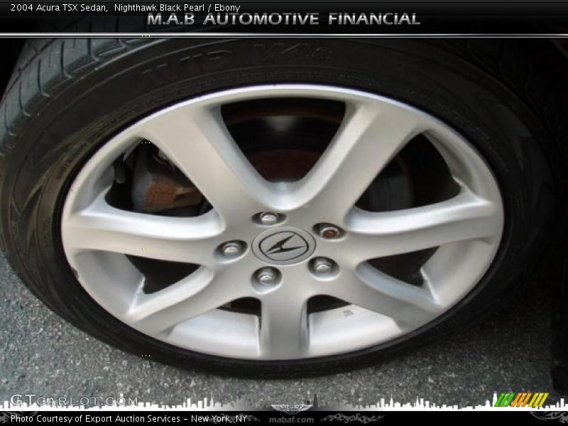 Nighthawk Black Pearl / Ebony 2004 Acura TSX Sedan