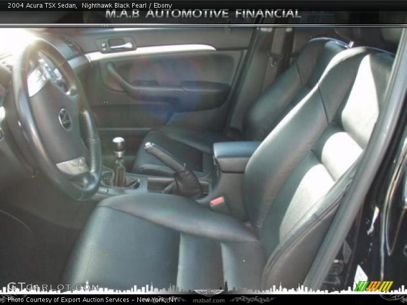 Nighthawk Black Pearl / Ebony 2004 Acura TSX Sedan