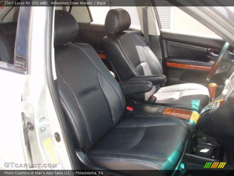 Millennium Silver Metallic / Black 2007 Lexus RX 350 AWD