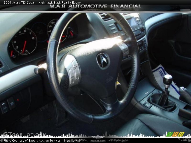 Nighthawk Black Pearl / Ebony 2004 Acura TSX Sedan
