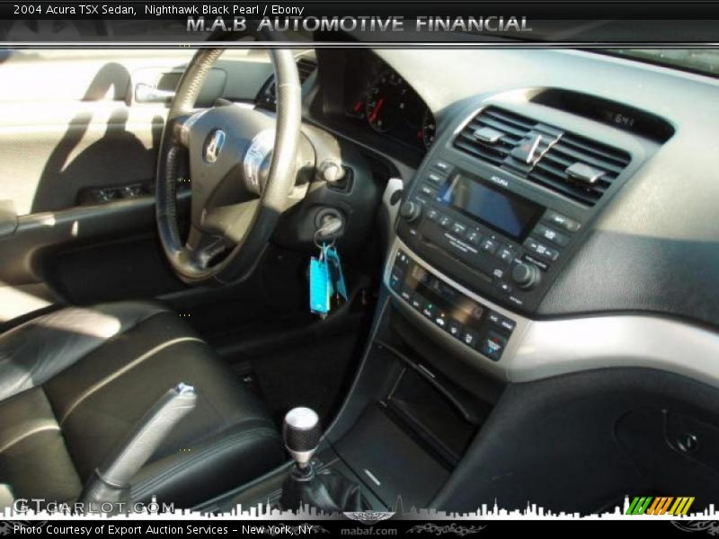 Nighthawk Black Pearl / Ebony 2004 Acura TSX Sedan