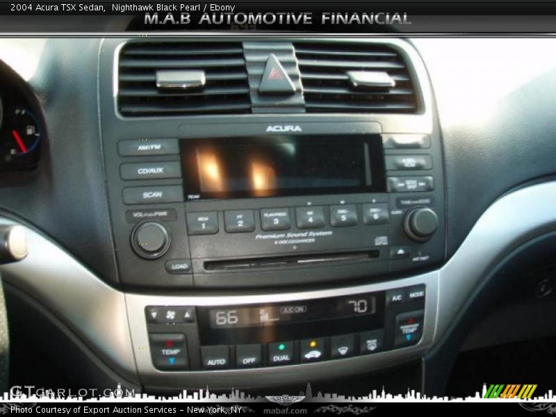 Nighthawk Black Pearl / Ebony 2004 Acura TSX Sedan