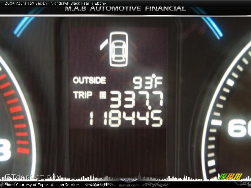 Nighthawk Black Pearl / Ebony 2004 Acura TSX Sedan