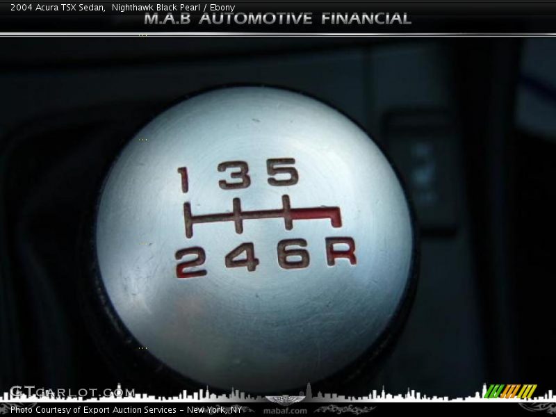 Nighthawk Black Pearl / Ebony 2004 Acura TSX Sedan