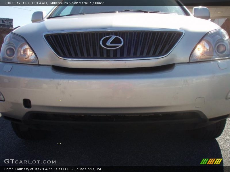 Millennium Silver Metallic / Black 2007 Lexus RX 350 AWD