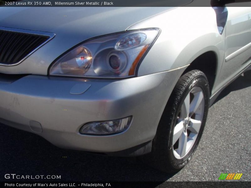 Millennium Silver Metallic / Black 2007 Lexus RX 350 AWD