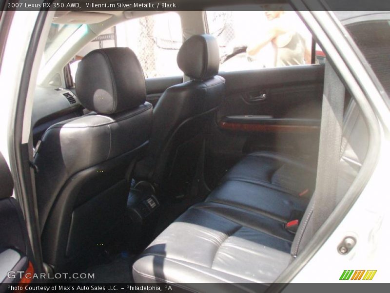 Millennium Silver Metallic / Black 2007 Lexus RX 350 AWD