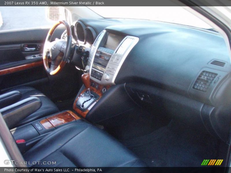 Millennium Silver Metallic / Black 2007 Lexus RX 350 AWD