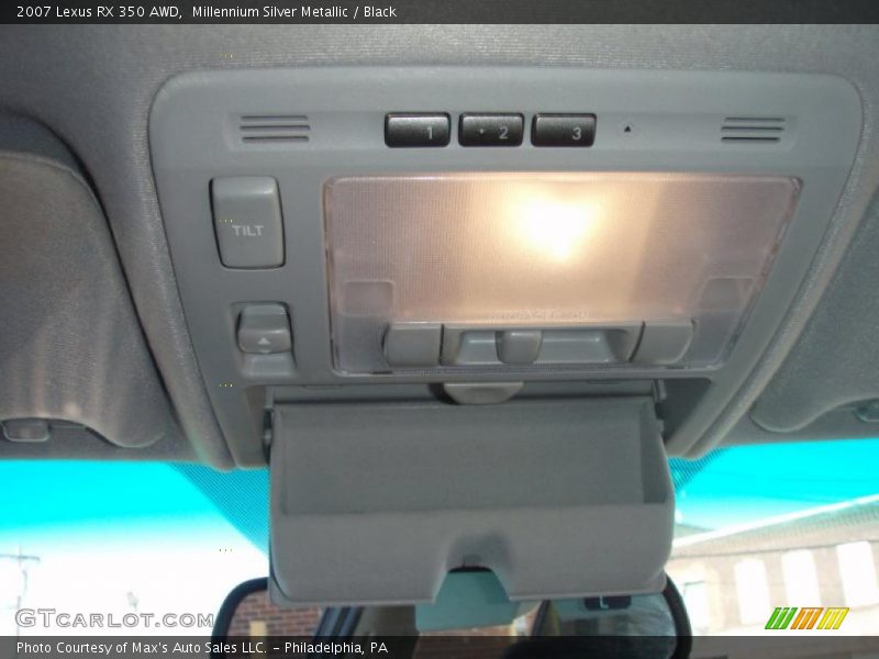 Millennium Silver Metallic / Black 2007 Lexus RX 350 AWD