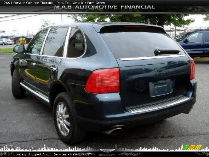 Dark Teal Metallic / Palm Green 2004 Porsche Cayenne Tiptronic
