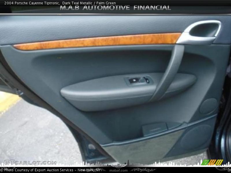Dark Teal Metallic / Palm Green 2004 Porsche Cayenne Tiptronic