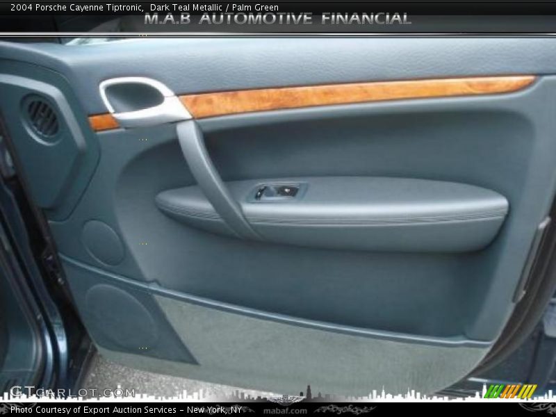 Dark Teal Metallic / Palm Green 2004 Porsche Cayenne Tiptronic