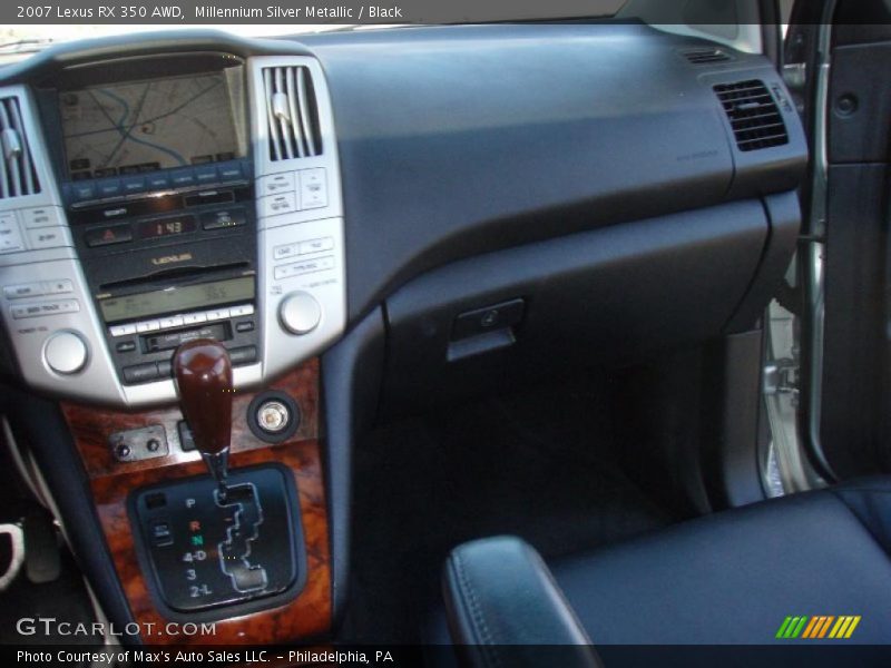 Millennium Silver Metallic / Black 2007 Lexus RX 350 AWD