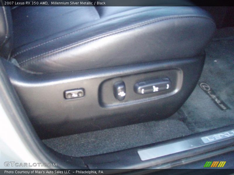 Millennium Silver Metallic / Black 2007 Lexus RX 350 AWD