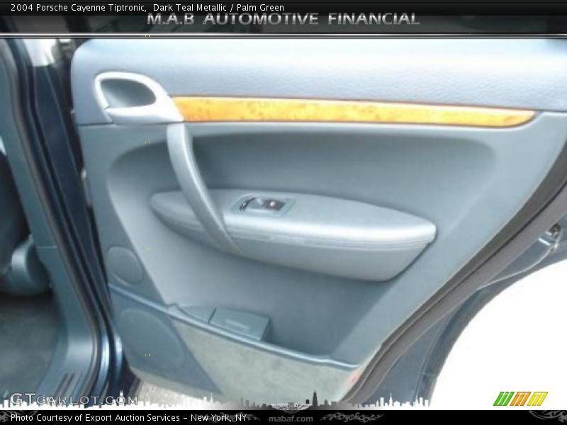 Dark Teal Metallic / Palm Green 2004 Porsche Cayenne Tiptronic