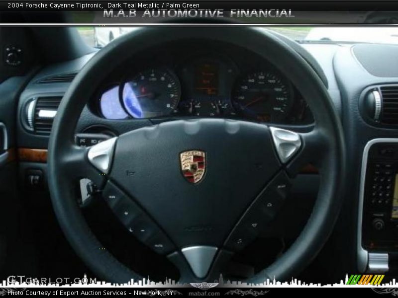 Dark Teal Metallic / Palm Green 2004 Porsche Cayenne Tiptronic