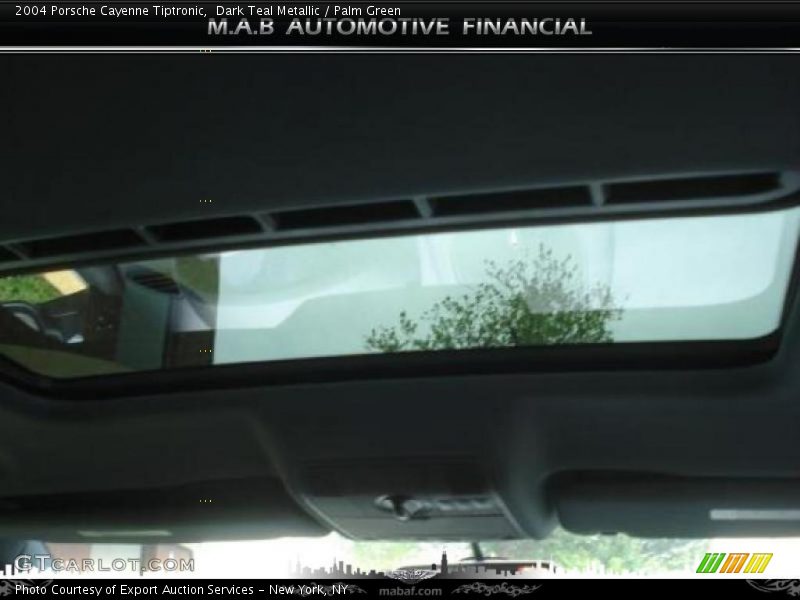 Dark Teal Metallic / Palm Green 2004 Porsche Cayenne Tiptronic