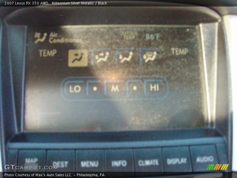 Millennium Silver Metallic / Black 2007 Lexus RX 350 AWD