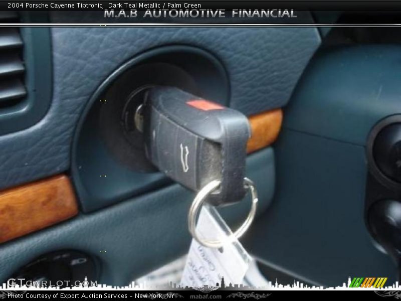 Dark Teal Metallic / Palm Green 2004 Porsche Cayenne Tiptronic