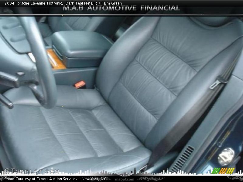 Dark Teal Metallic / Palm Green 2004 Porsche Cayenne Tiptronic