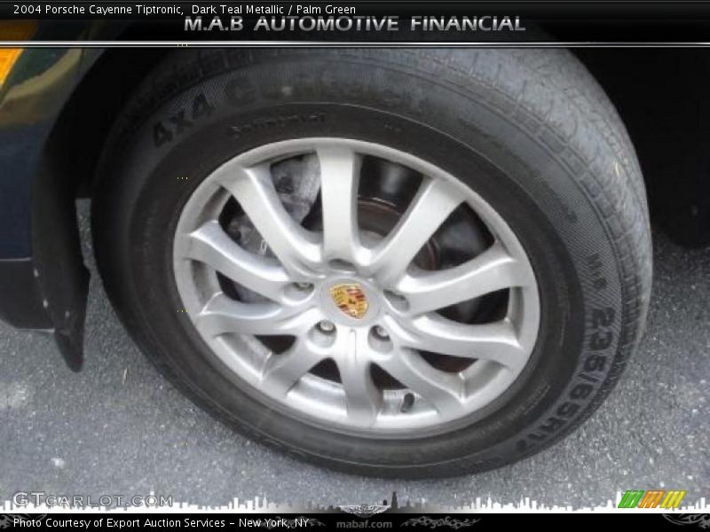 Dark Teal Metallic / Palm Green 2004 Porsche Cayenne Tiptronic