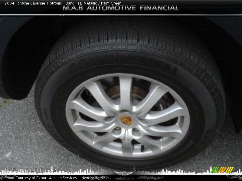 Dark Teal Metallic / Palm Green 2004 Porsche Cayenne Tiptronic