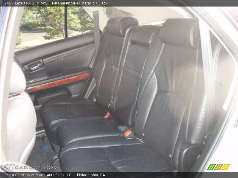 Millennium Silver Metallic / Black 2007 Lexus RX 350 AWD