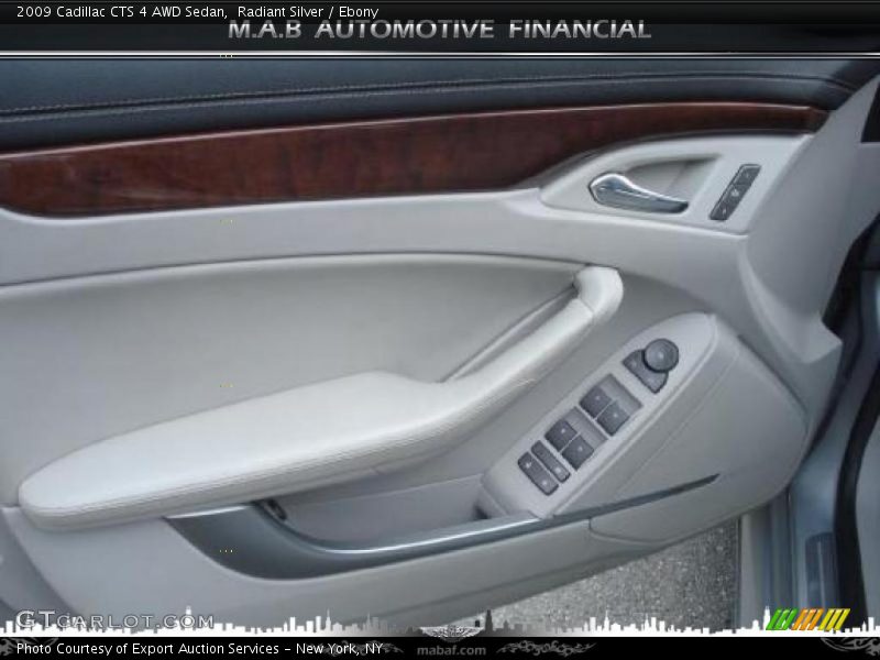 Radiant Silver / Ebony 2009 Cadillac CTS 4 AWD Sedan