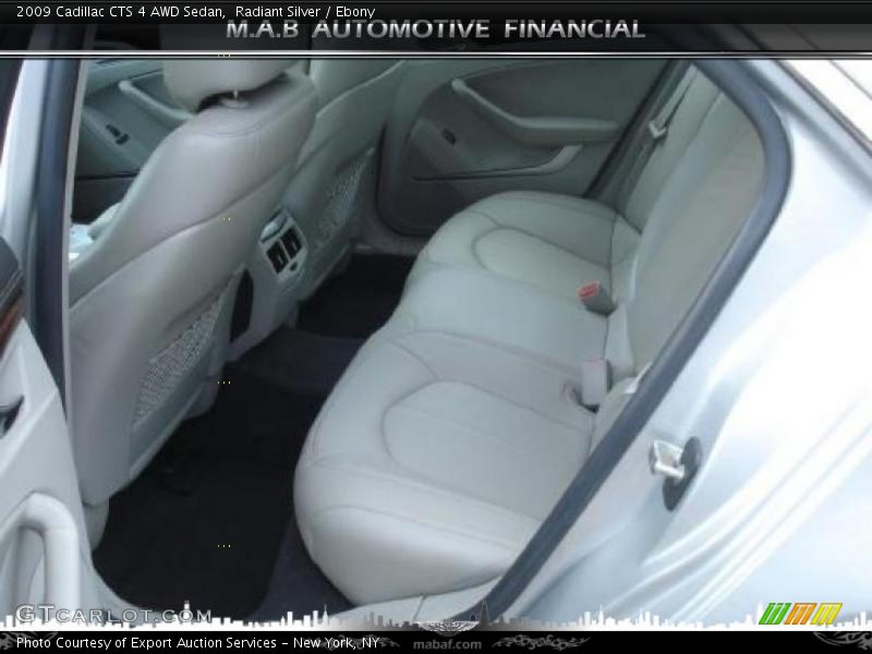 Radiant Silver / Ebony 2009 Cadillac CTS 4 AWD Sedan