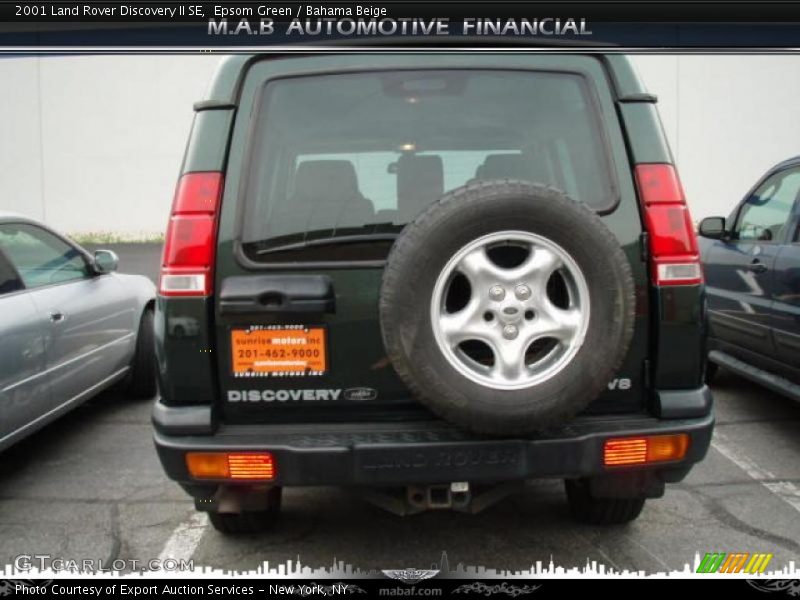 Epsom Green / Bahama Beige 2001 Land Rover Discovery II SE