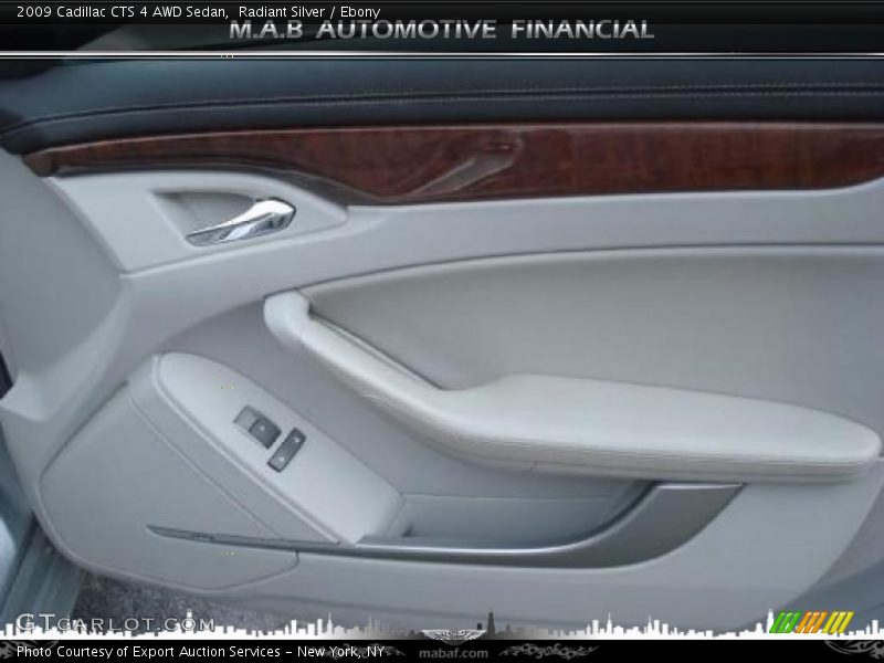 Radiant Silver / Ebony 2009 Cadillac CTS 4 AWD Sedan