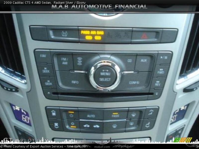 Radiant Silver / Ebony 2009 Cadillac CTS 4 AWD Sedan