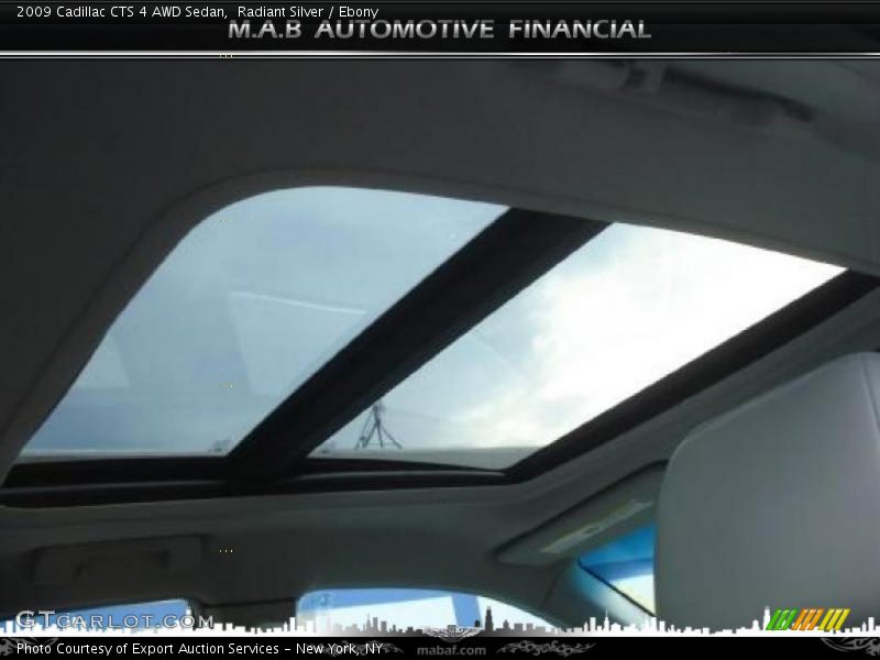 Radiant Silver / Ebony 2009 Cadillac CTS 4 AWD Sedan