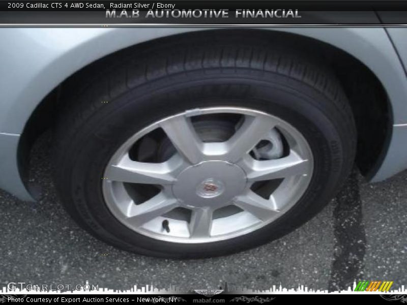 Radiant Silver / Ebony 2009 Cadillac CTS 4 AWD Sedan
