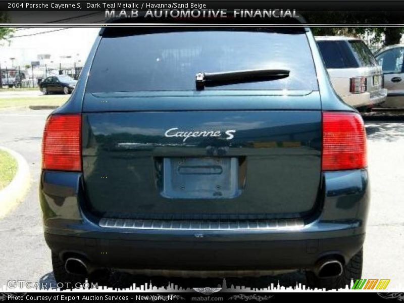 Dark Teal Metallic / Havanna/Sand Beige 2004 Porsche Cayenne S