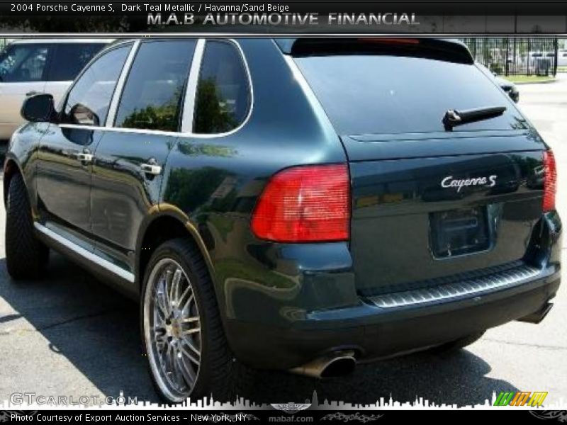 Dark Teal Metallic / Havanna/Sand Beige 2004 Porsche Cayenne S
