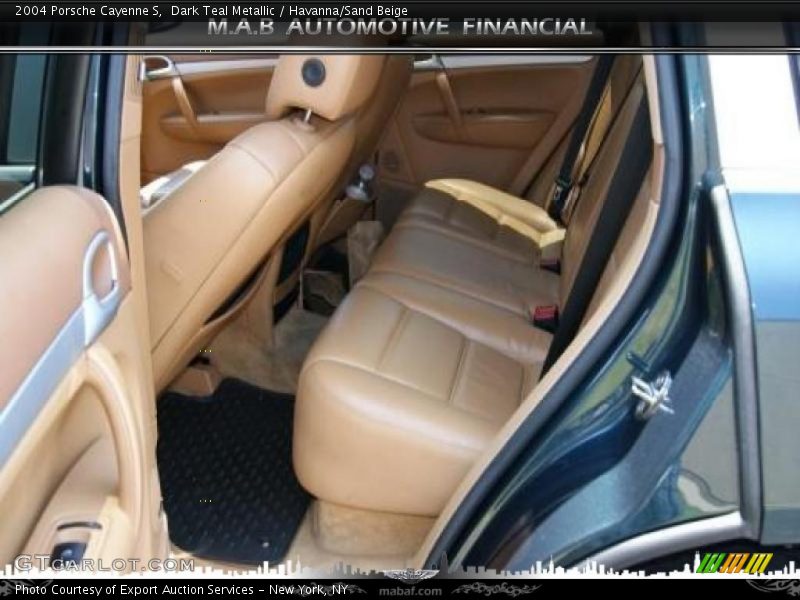 Dark Teal Metallic / Havanna/Sand Beige 2004 Porsche Cayenne S