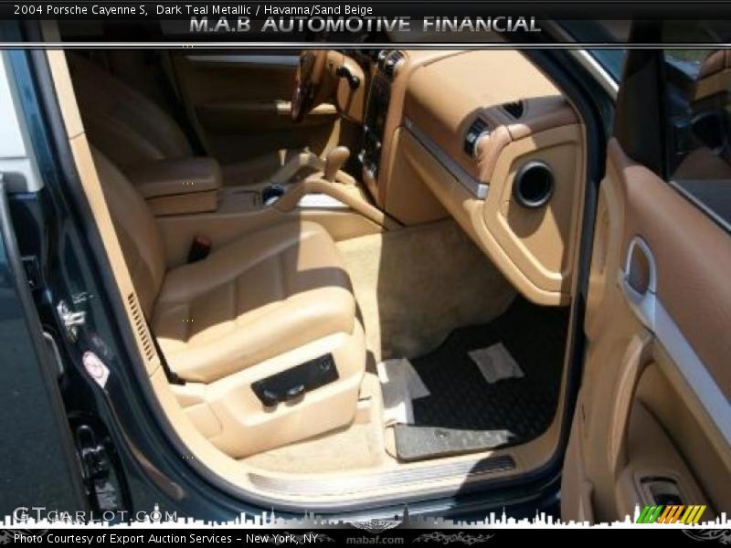 Dark Teal Metallic / Havanna/Sand Beige 2004 Porsche Cayenne S