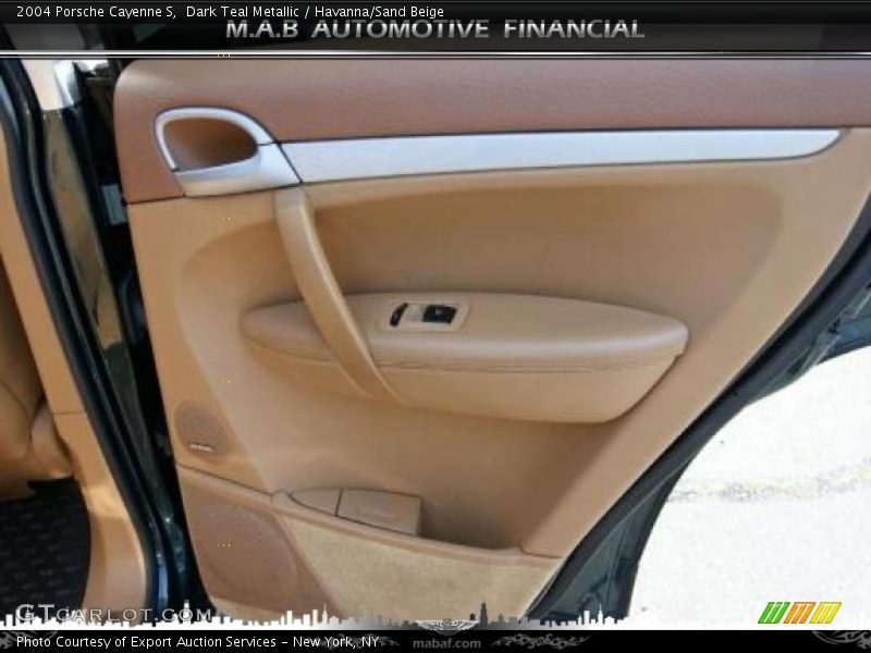 Dark Teal Metallic / Havanna/Sand Beige 2004 Porsche Cayenne S