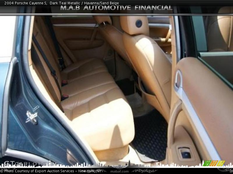 Dark Teal Metallic / Havanna/Sand Beige 2004 Porsche Cayenne S