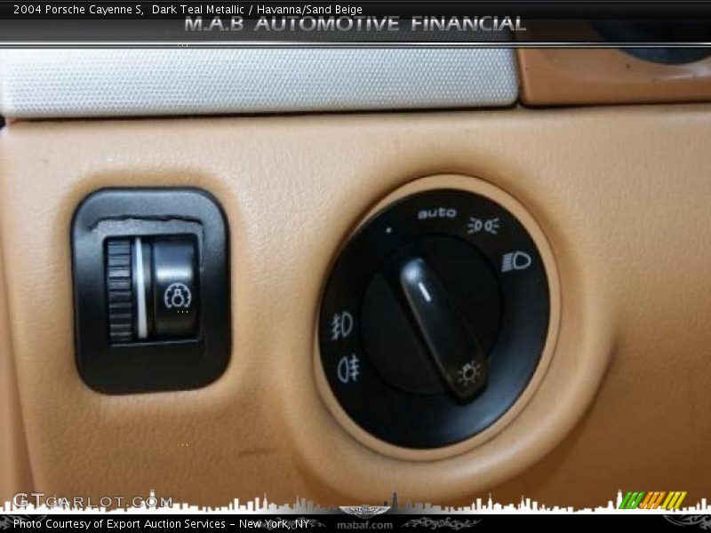 Dark Teal Metallic / Havanna/Sand Beige 2004 Porsche Cayenne S