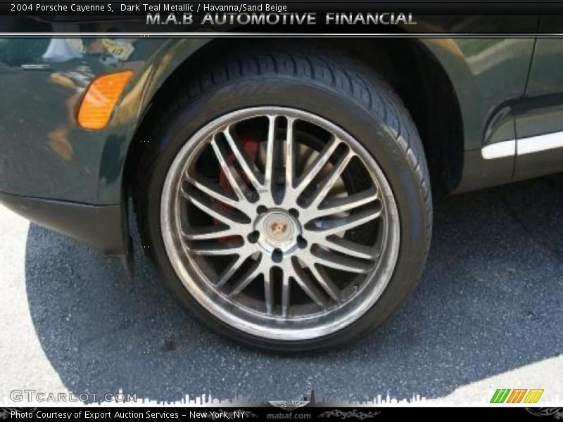 Dark Teal Metallic / Havanna/Sand Beige 2004 Porsche Cayenne S