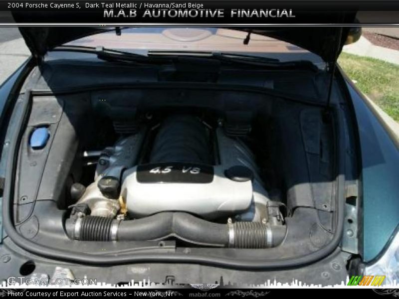 Dark Teal Metallic / Havanna/Sand Beige 2004 Porsche Cayenne S