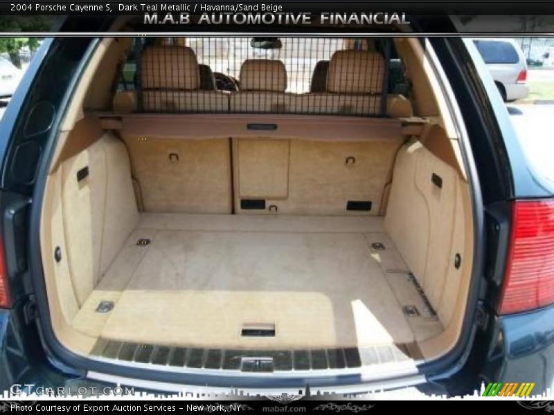 Dark Teal Metallic / Havanna/Sand Beige 2004 Porsche Cayenne S