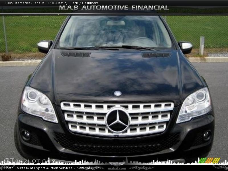 Black / Cashmere 2009 Mercedes-Benz ML 350 4Matic