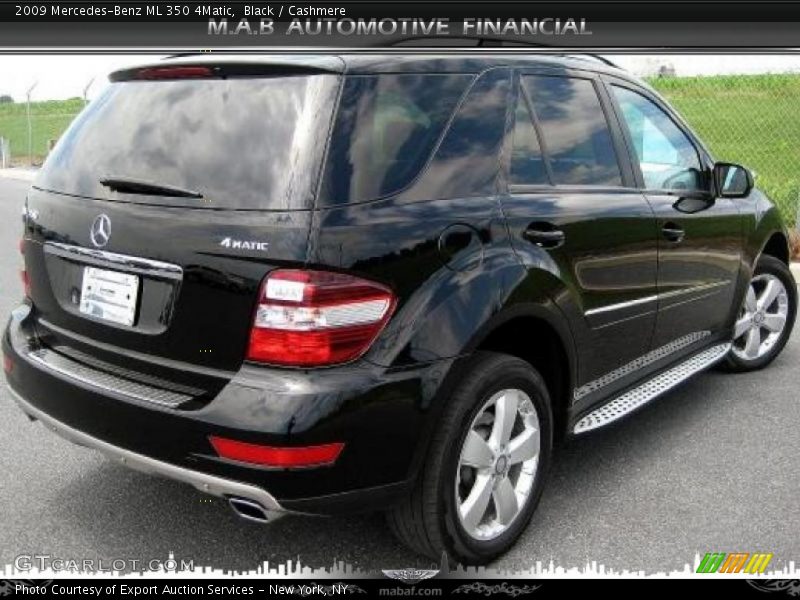 Black / Cashmere 2009 Mercedes-Benz ML 350 4Matic