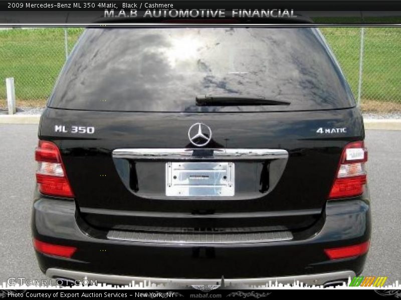 Black / Cashmere 2009 Mercedes-Benz ML 350 4Matic