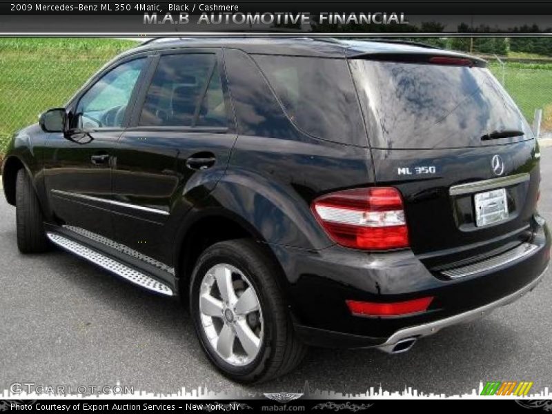 Black / Cashmere 2009 Mercedes-Benz ML 350 4Matic