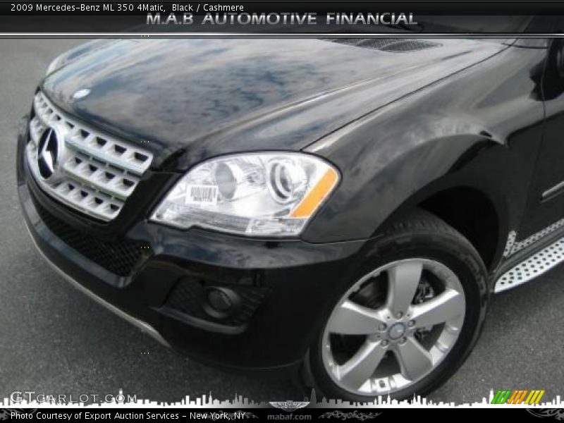 Black / Cashmere 2009 Mercedes-Benz ML 350 4Matic